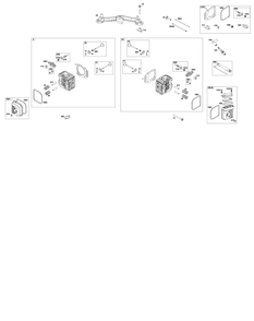 Cylinder Head Group Diagram and Parts List for 356777-0147-B5 200000 - 399999 Briggs and Stratton Engine
